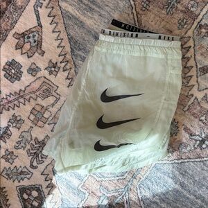 Nike Mint Green Shorts with Black Logos XS